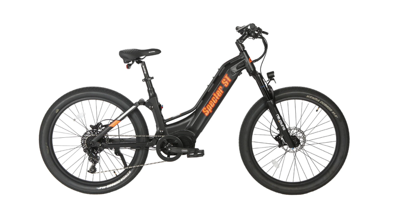 Load image into Gallery viewer, EUNORAU SPECTER 2.0 Step-Thru Full Suspension Electric Hunting Bike side view