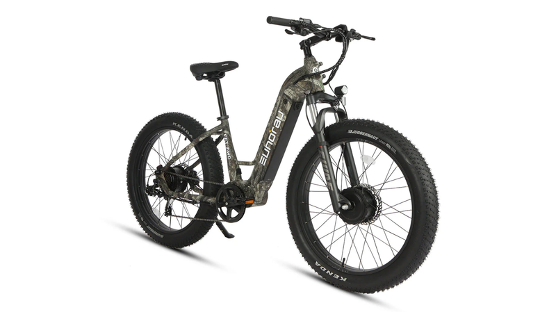 Load image into Gallery viewer, EUNORAU FAT-AWD 2.0 Dual Motor Electric Hunting Bike specifications and features