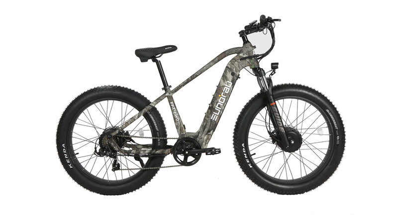 Load image into Gallery viewer, EUNORAU FAT-AWD 2.0 Dual Motor Electric Hunting Bike side view