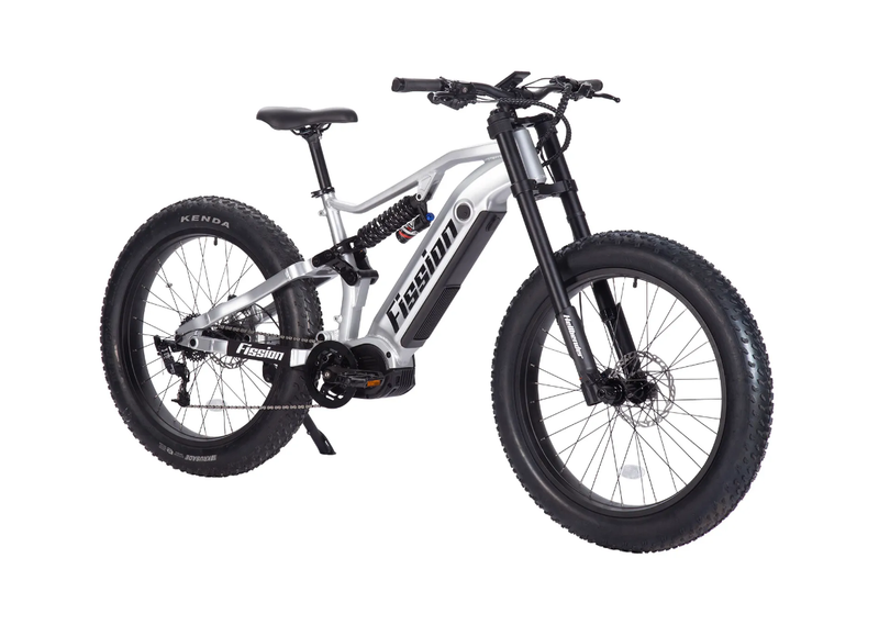 Load image into Gallery viewer, Fission Cycles Hellbender 750W Ultra Drive Electric Bike rear view
