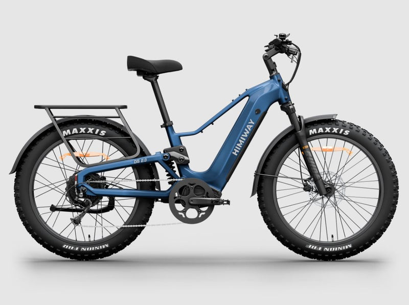 Load image into Gallery viewer, Himiway D5 2.0 Full Suspension Electric Bike on trail