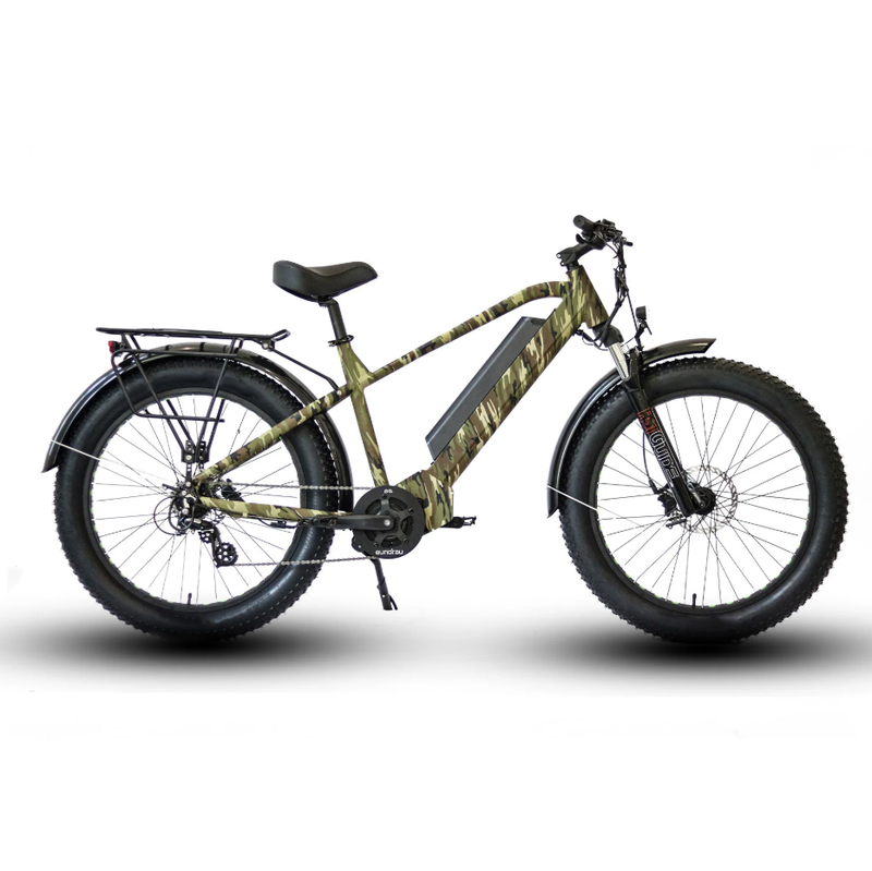 Load image into Gallery viewer, EUNORAU FAT-HD 1.0 Pro / Hunter X7 All Terrain Electric Hunting Bike side view