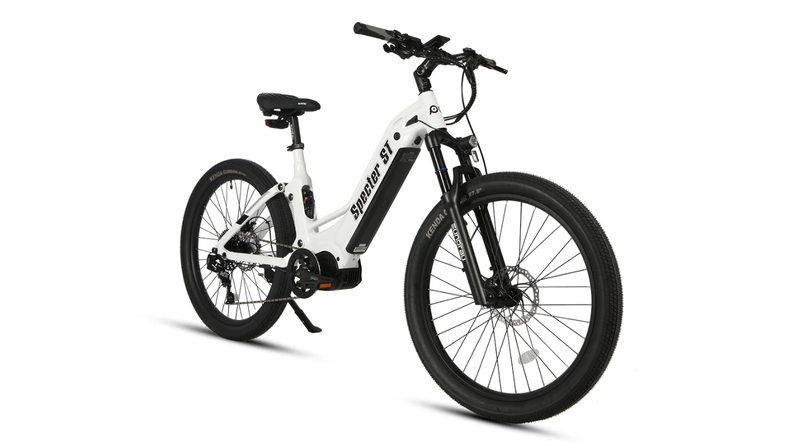 Load image into Gallery viewer, EUNORAU SPECTER 2.0 Step-Thru Full Suspension Electric Hunting Bike detail view