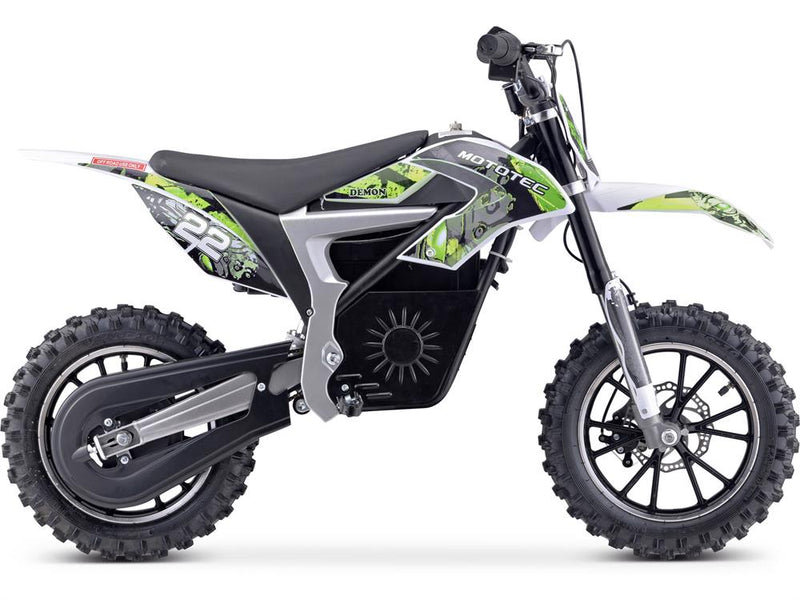 Load image into Gallery viewer, MotoTec 36v 500w Demon Electric Dirt Bike on trail
