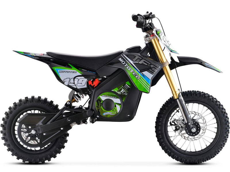 Load image into Gallery viewer, MotoTec 36v Pro 1200W Electric Dirt Bike side view