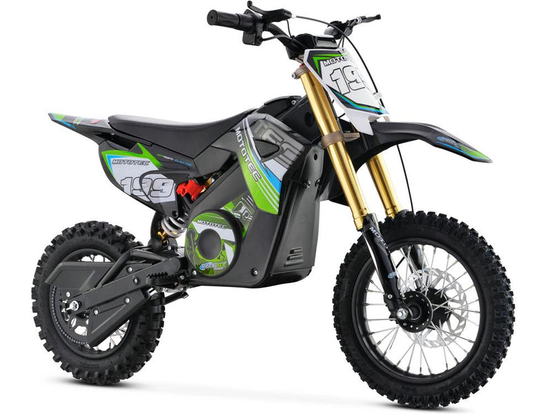 Load image into Gallery viewer, MotoTec 36v Pro 1200W Electric Dirt Bike in Lithium Green - electric dirt bike by MotoTec USA