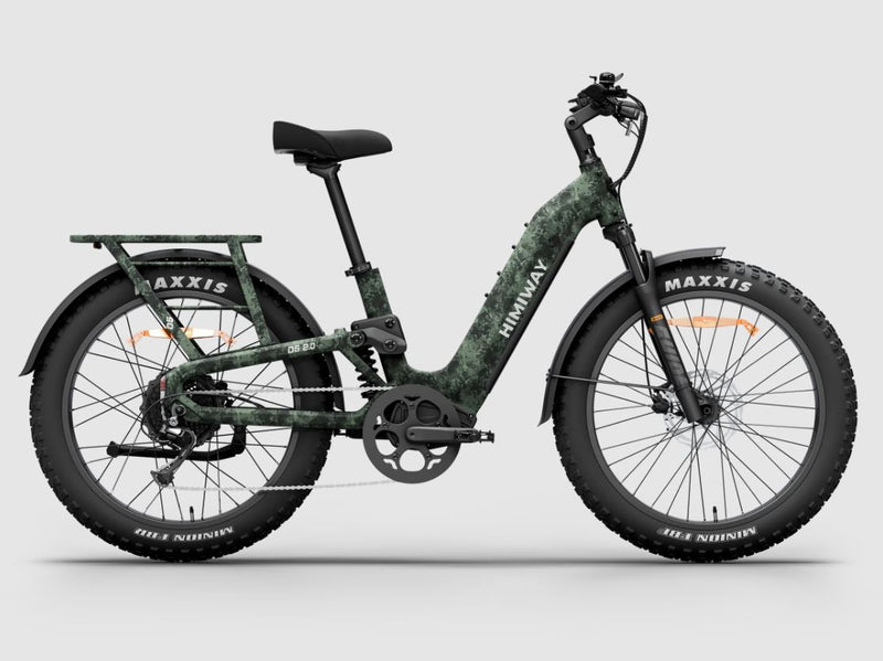 Load image into Gallery viewer, Himiway D5 ST 2.0 Full Suspension Electric Bike on trail