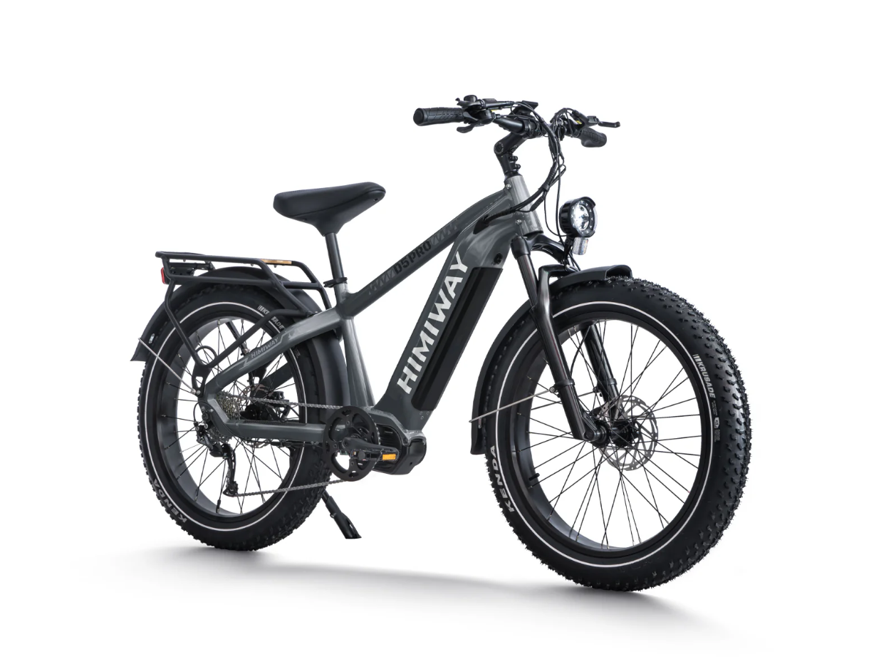 monday electric bicycle Himiway D5 (Zebra) | Electric Mountain Bike | Upgraded Aluminum Frame | White
