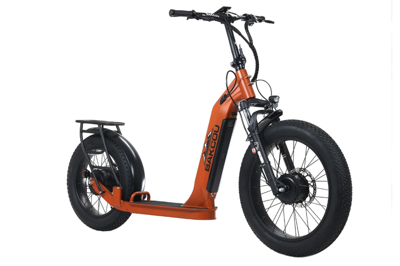 Load image into Gallery viewer, BAKCOU Timberwolf AWD Electric Scooter detail view
