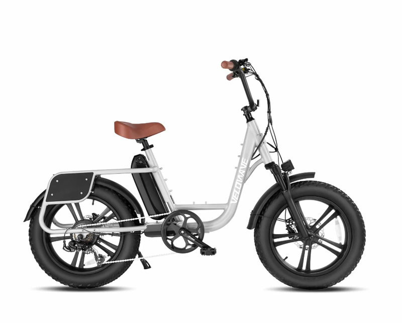 Load image into Gallery viewer, Velowave Prado S Commuter Step-Through Electric Bike in Red - electric city bike by Velowave