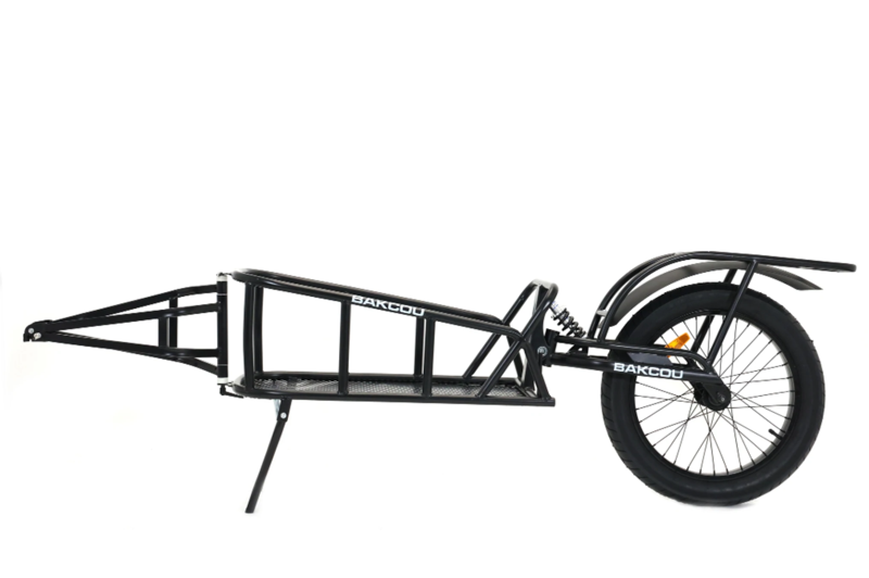Load image into Gallery viewer, BAKCOU Single Wheel Trailer rear view