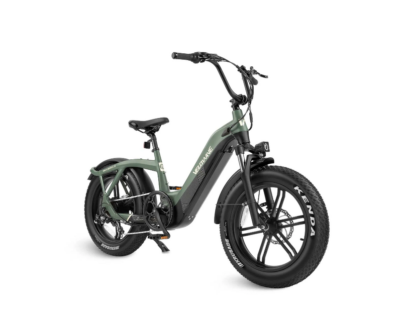 Load image into Gallery viewer, Velowave Pony Step Thru Electric Bike side view