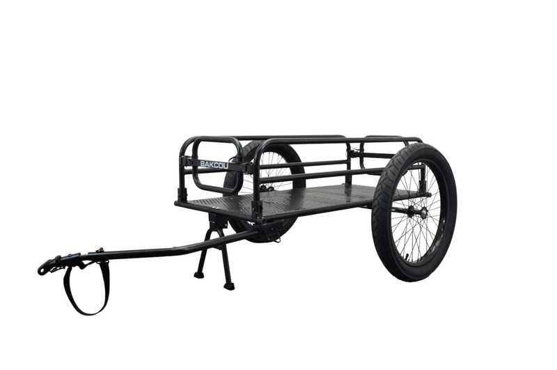 Load image into Gallery viewer, BAKCOU Folding Cargo Trailer rear view