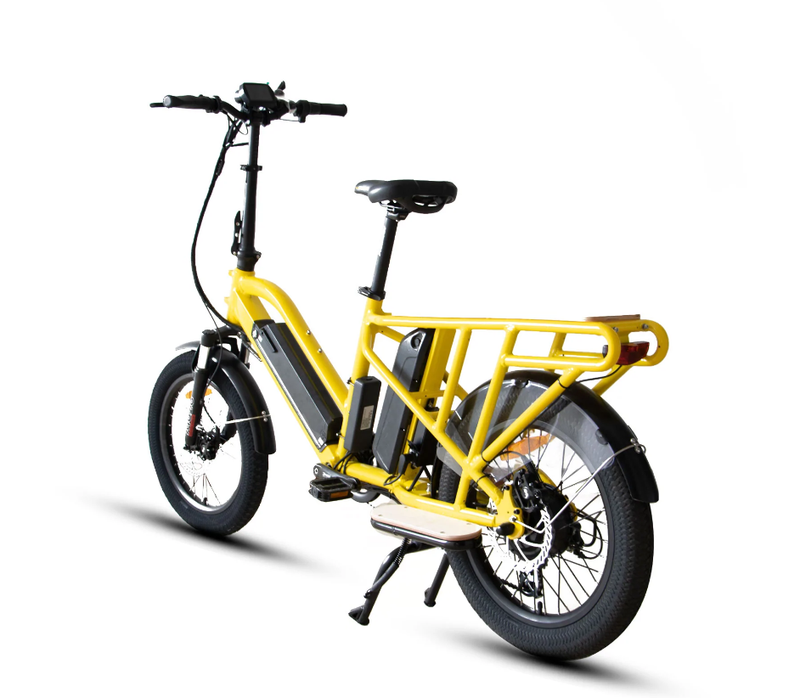 Load image into Gallery viewer, EUNORAU G30-CARGO Electric Cargo Bike rear view