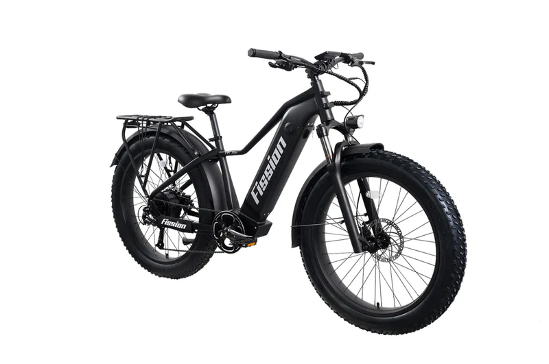 Load image into Gallery viewer, Fission Cycles FM 750x Electric Hunting Bike in Matte Black - electric hunting bike by Fission Cycles