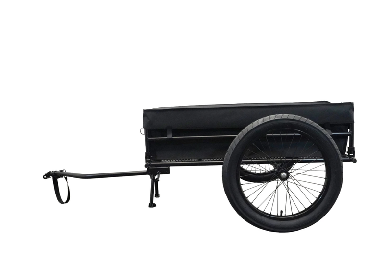 Load image into Gallery viewer, BAKCOU Folding Cargo Trailer on trail