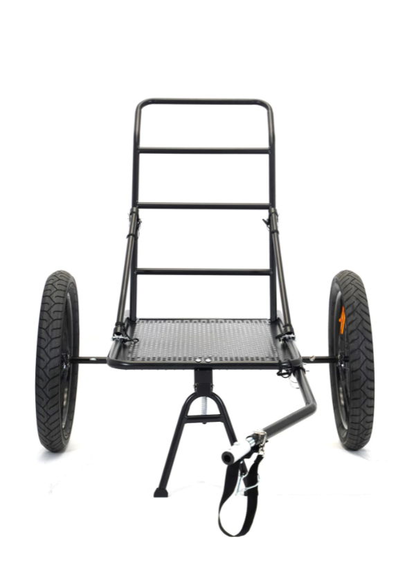 Load image into Gallery viewer, BAKCOU Folding Deer Trailer on trail