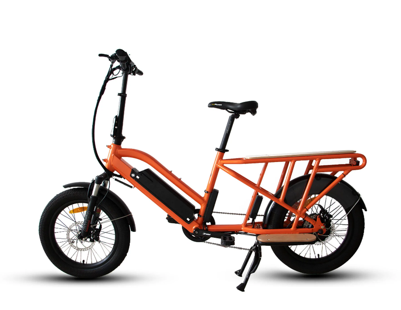 Load image into Gallery viewer, EUNORAU G30-CARGO Electric Cargo Bike on trail