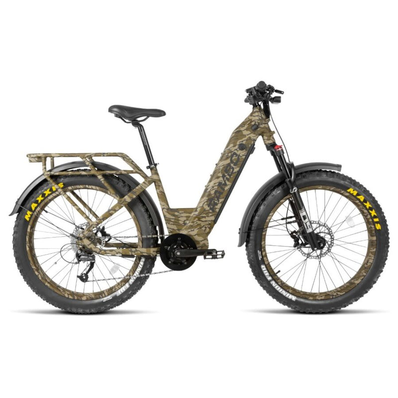 Load image into Gallery viewer, Rambo Rebel 2.0 1000W Mid Drive Electric Hunting Bike
