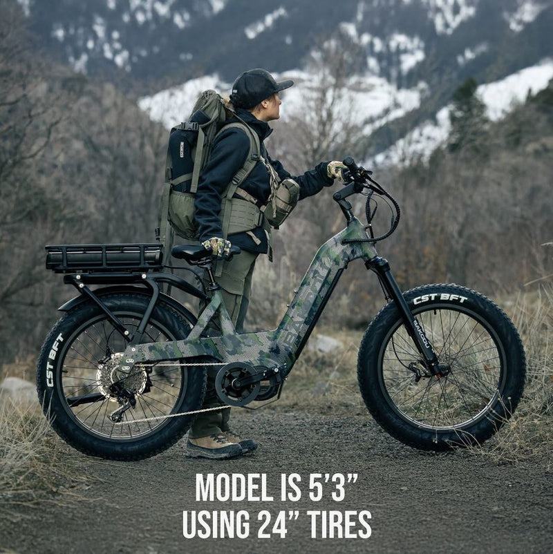 Load image into Gallery viewer, BAKCOU Mule SD Electric Hunting Bike
