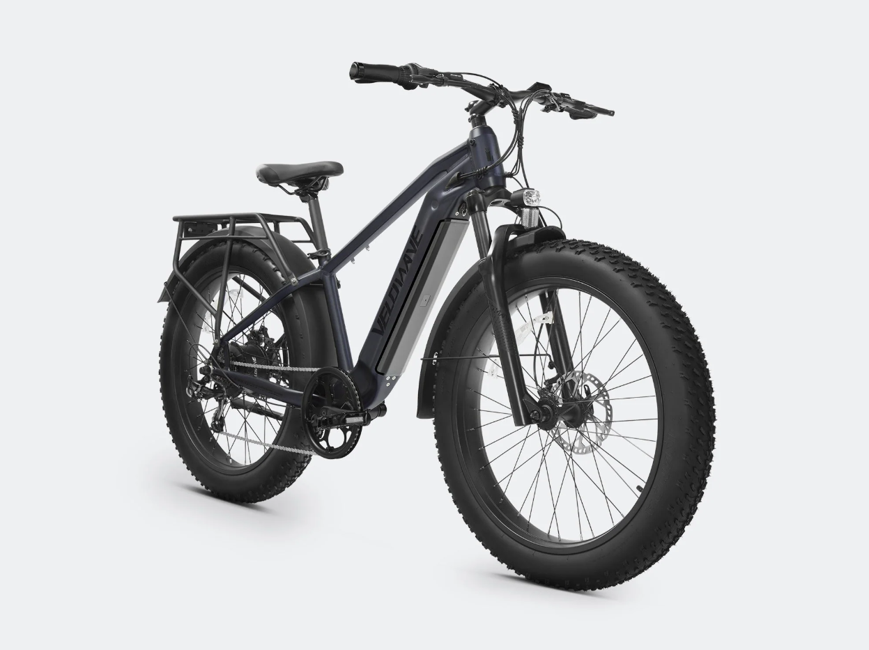 Velowave Ranger 2.0 Fat Tire Electric Bike for Adults with 750W Motor, 750Wh Removable Battery Ebike, Up to 90 Miles, 26