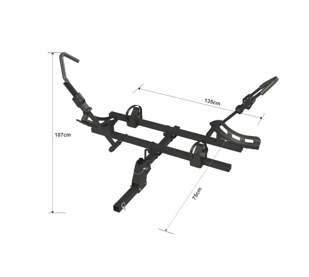 YOUR NEXT ADVENTURE STARTS WITH THE HIMIWAY E-BIKE HITCH RACK