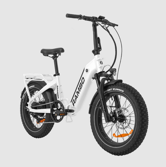 Rambo Ranger in Shiny White, white background