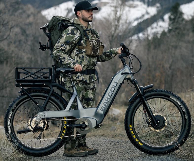 YOUR NEXT ADVENTURE STARTS WITH THE BAKCOU KODIAK SD AWD ELECTRIC HUNTING BIKE