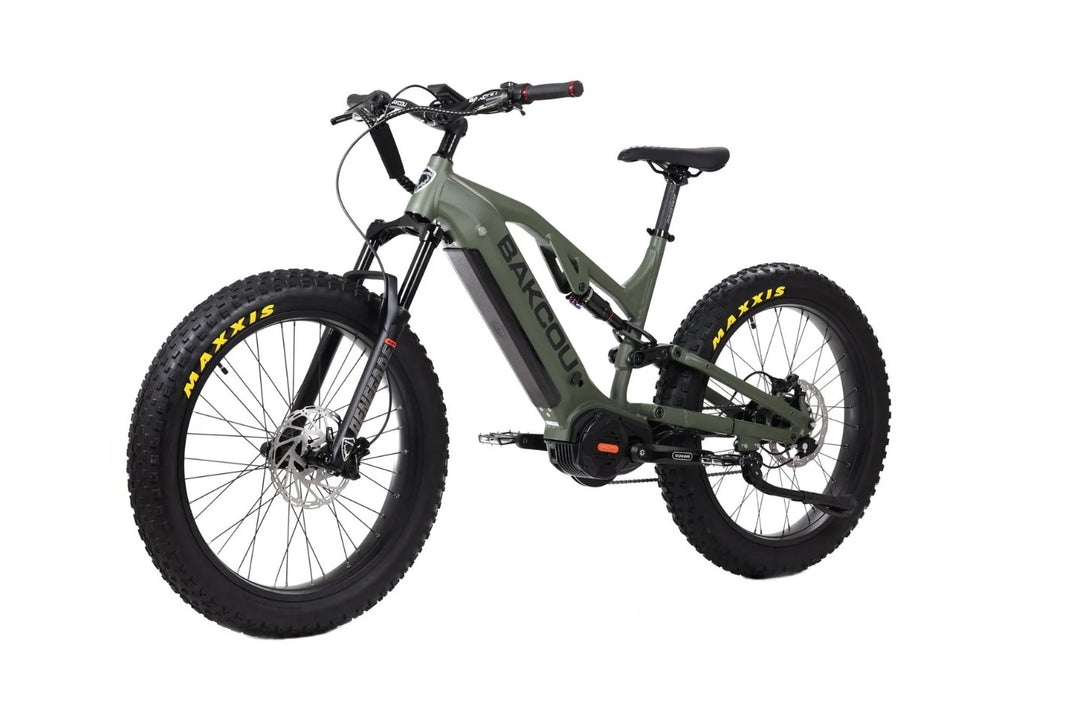 BAKCOU Scout Jager with Rohloff hub — premium full suspension electric hunting bike
