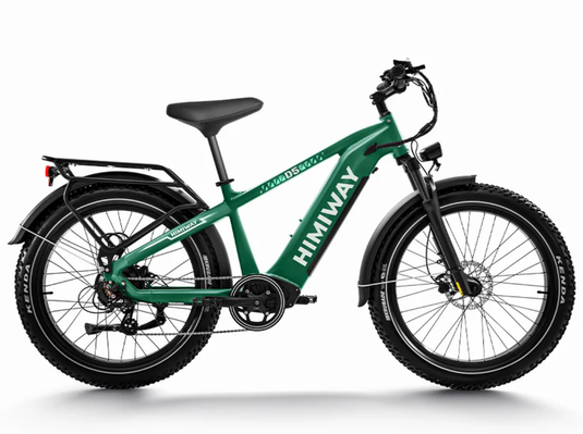 emerald electric bicycle Himiway Zebra All-Terrain Electric Fat Bike