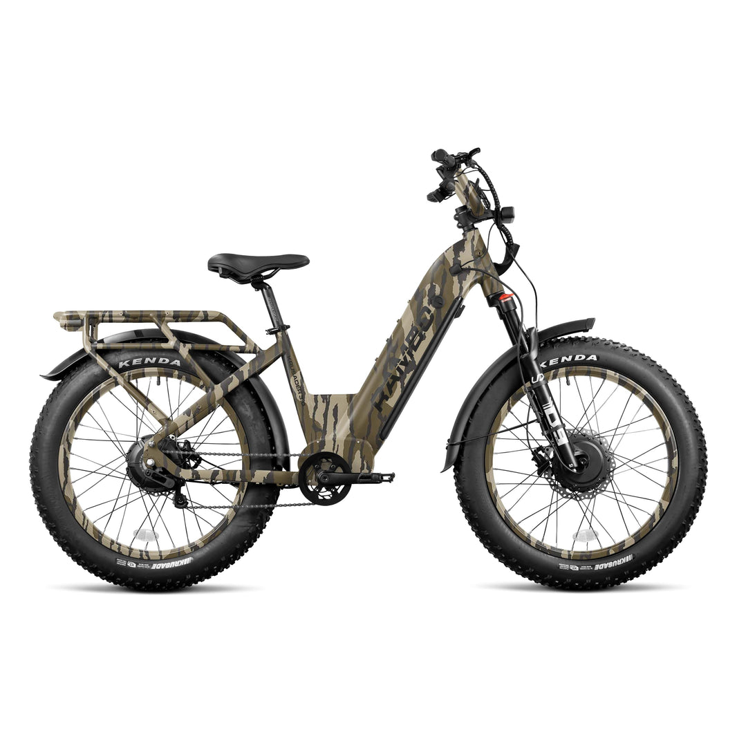 Rambo Krusader 3.0 AWD electric hunting bike — budget all-wheel-drive for muddy whitetail terrain