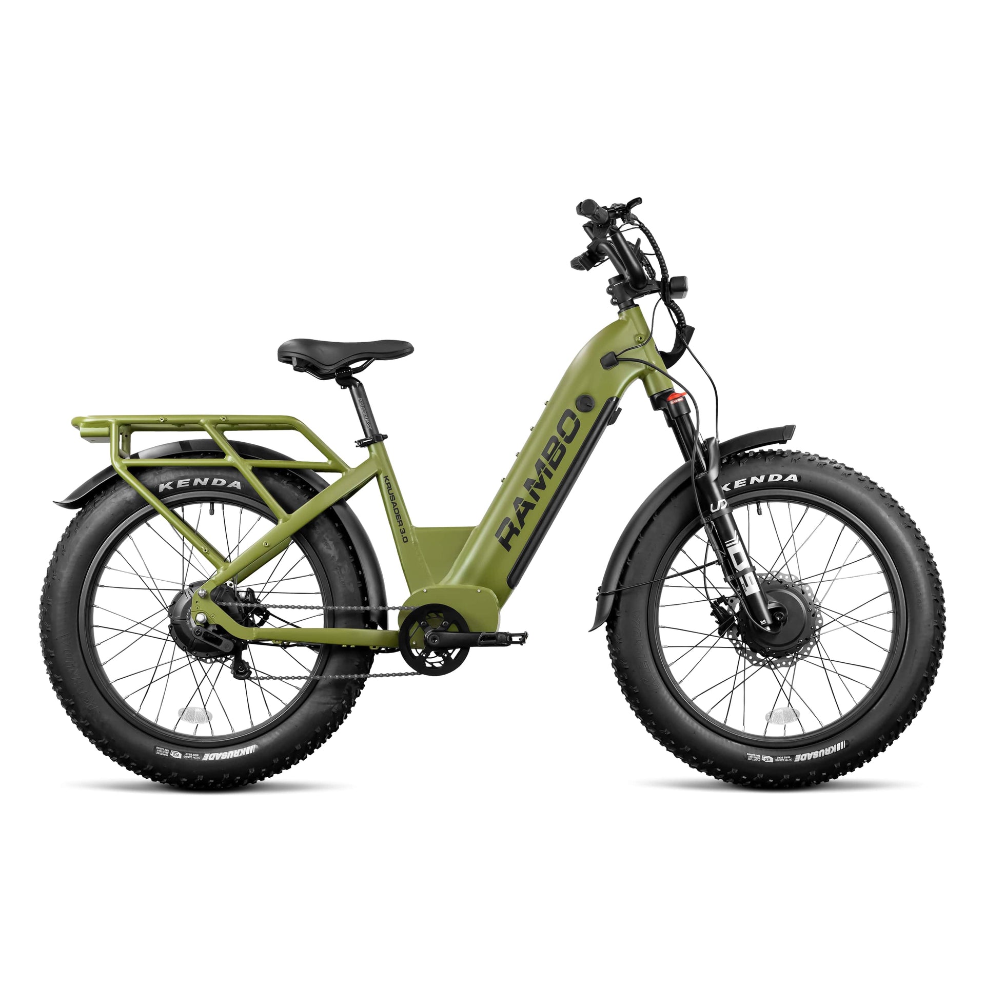 YOUR NEXT ADVENTURE STARTS WITH THE RAMBO KRUSADER 3.0 ELECTRIC HUNTING BIKE