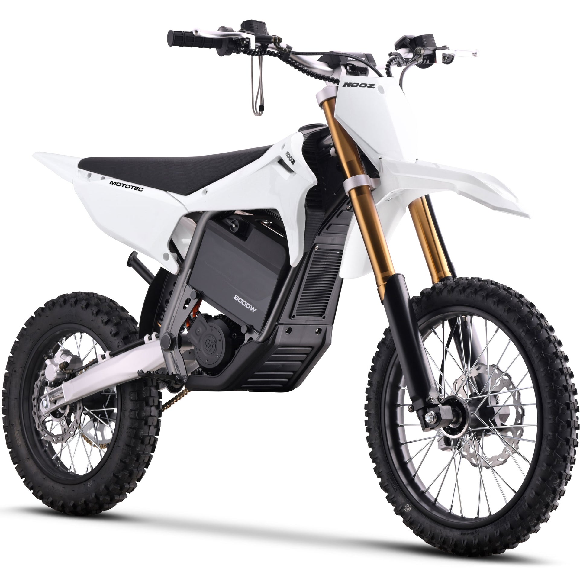 YOUR NEXT ADVENTURE STARTS WITH THE MOTOTEC 72V 8000W PRO 17/14 ELECTRIC DIRT BIKE