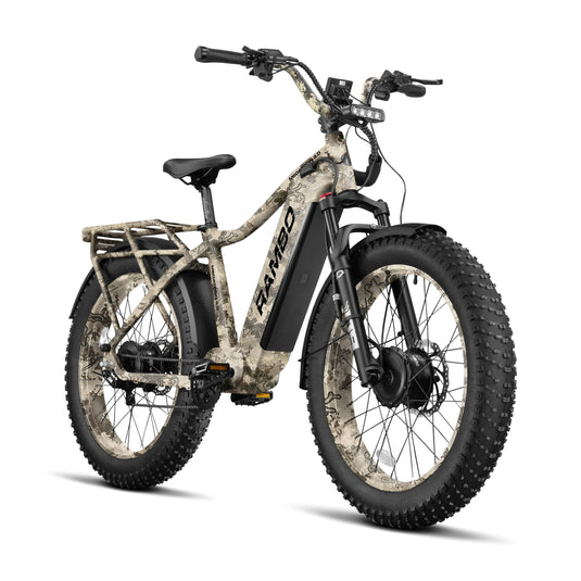 Rambo Megatron 4.0 X2 1000W AWD Electric Hunting Bike