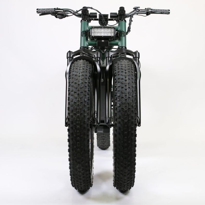 Load image into Gallery viewer, Rungu Dualie XR Steep in Matte Green - front
