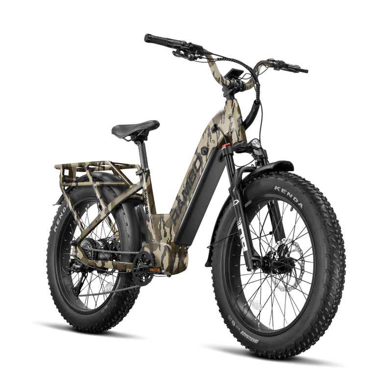 Load image into Gallery viewer, Rambo Savage 2.0 Electric Hunting Bike specifications and features
