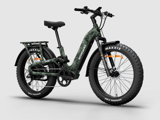 Himiway D5 2.0 Step Through eBike Midnight Blue / 15Ah+20Ah / Regular / 5'1 Himiway D5 2.0 Step Through eBike Midnight Blue / 15Ah+20Ah / Regular / 5'1