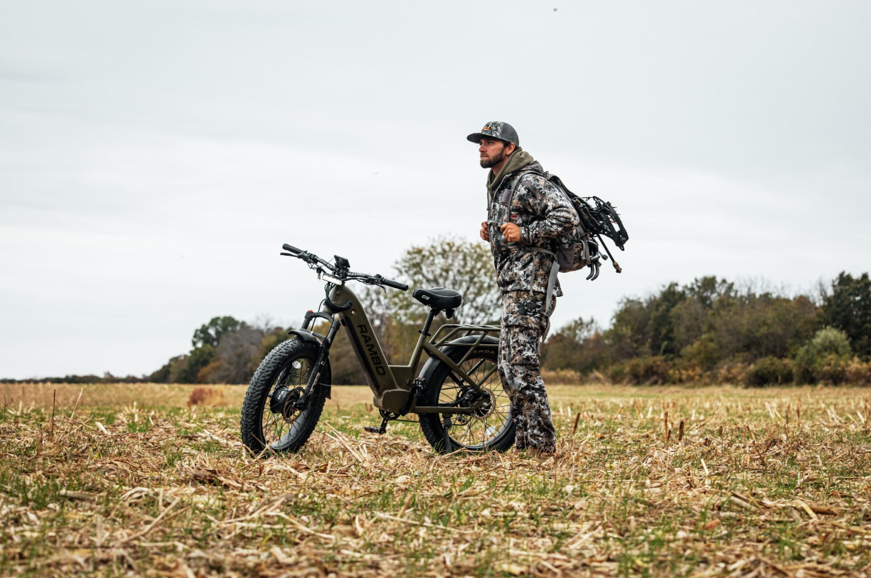 YOUR NEXT ADVENTURE STARTS WITH THE RAMBO KRUSADER 3.0 ELECTRIC HUNTING BIKE