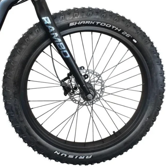 Load image into Gallery viewer, Arisun Sharktooth 26x4&quot; Folding Studded Tire
