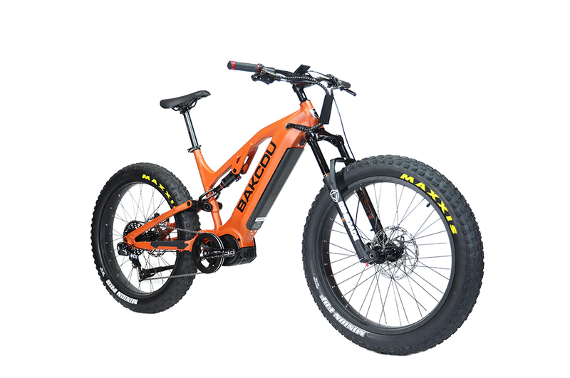 Load image into Gallery viewer, BAKCOU Scout Full Suspension Electric Hunting Bike
