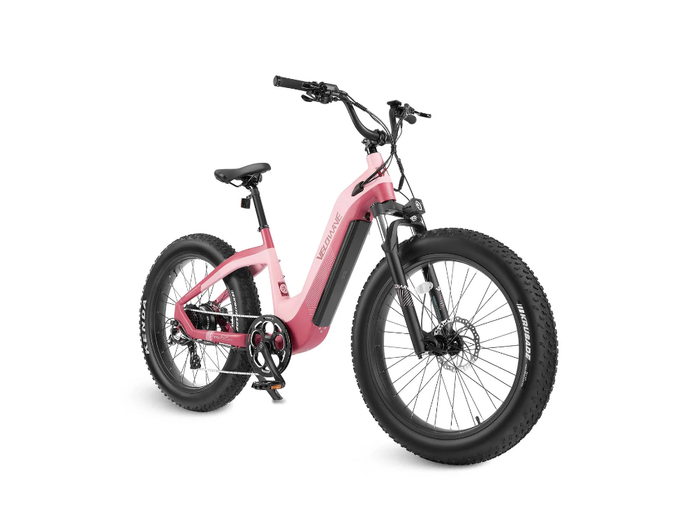 Velowave 750w Ebike W/ Bafang Geared Motor, 40-65+ Miles Per Full Charge, Green