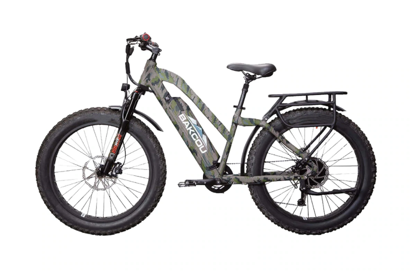 Load image into Gallery viewer, BAKCOU Flatlander Step-Through 24&quot; Electric Hunting Bike
