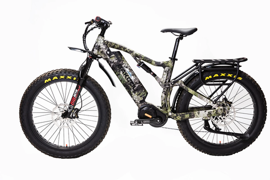 Bakcou Storm 19in. Electric Bike, Kryptek Altitude / 19.2ah