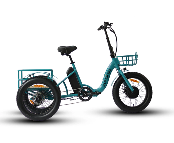 Fold up electric discount tricycle